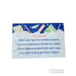 Puzzle "Cher maître "