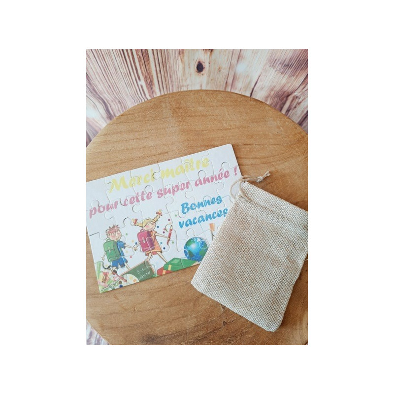 Puzzle "Merci maître pour cette super année"