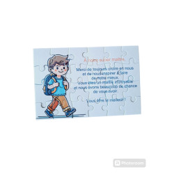 Puzzle " A notre super maître"