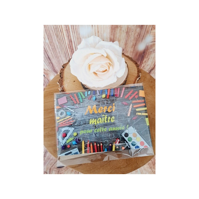 Puzzle "Merci maître pour cette année"