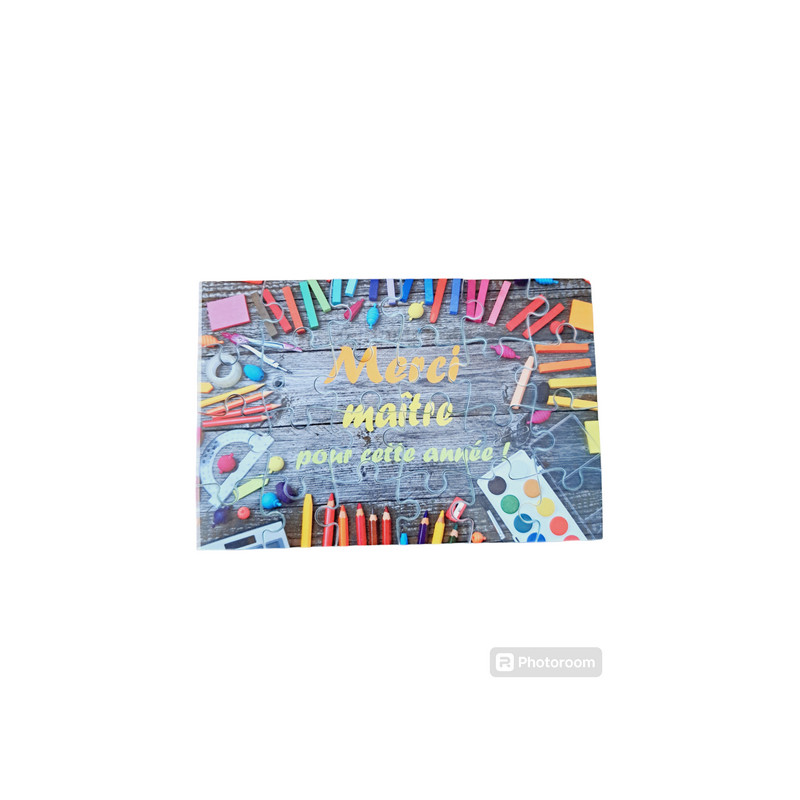 Puzzle "Merci maître pour cette année"