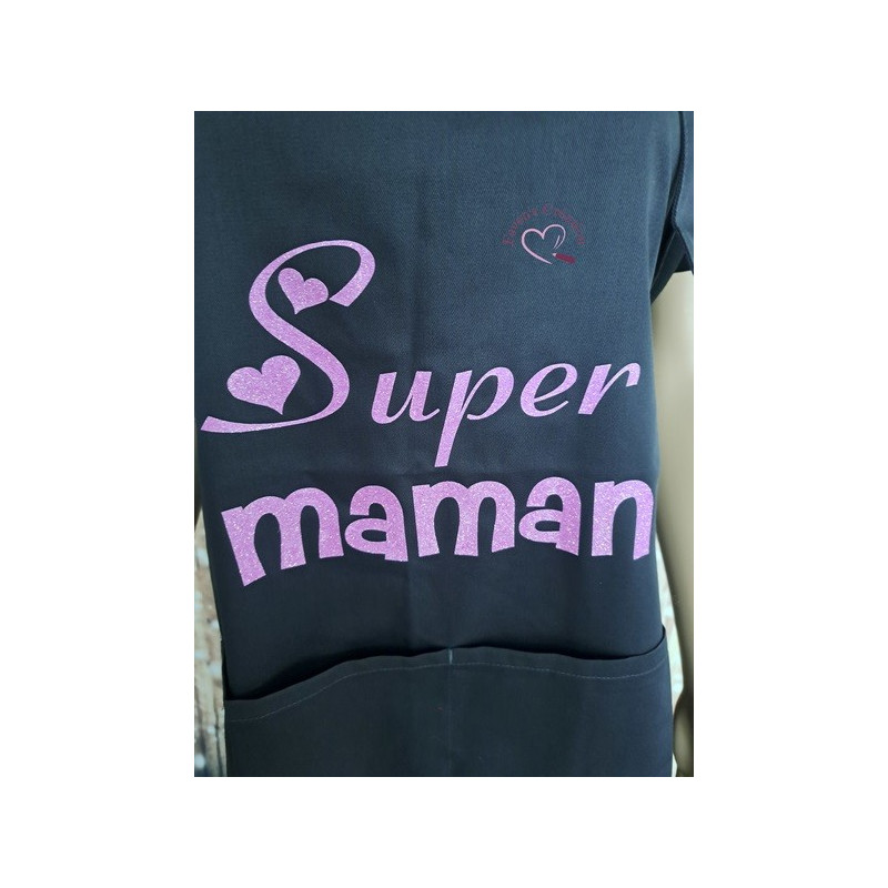 Tablier adulte "Super maman"