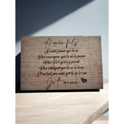 Puzzle " A mon fils"