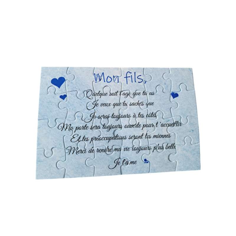Puzzle " Mon fils"