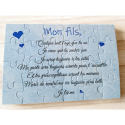 Puzzle " Mon fils"