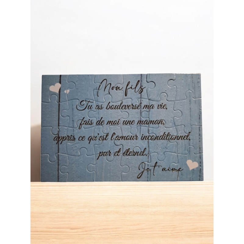 Puzzle " A mon fils"