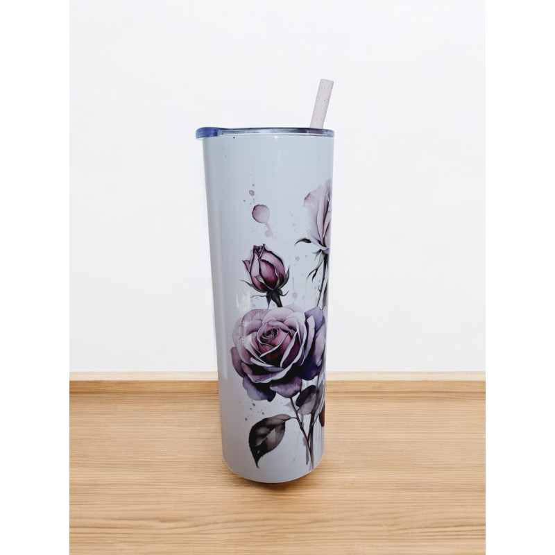 Gobelet Isotherme / tumbler 20 oz (590 ml)  - Roses