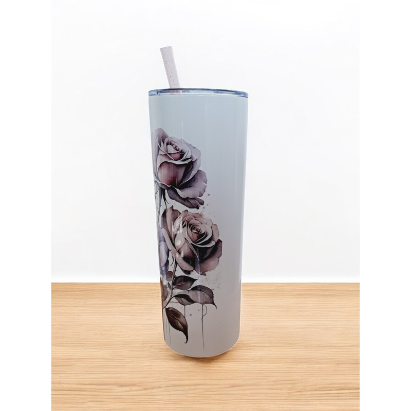 Gobelet Isotherme / tumbler 20 oz (590 ml)  - Roses