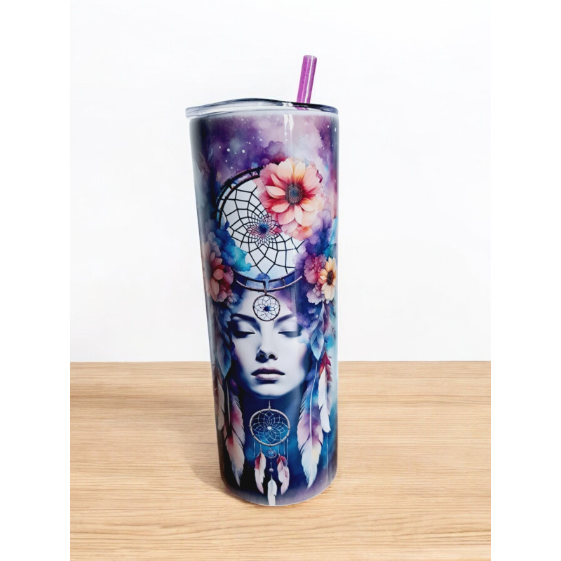 Gobelet Isotherme / tumbler 20 oz (590 ml)  - Attrape-rêves