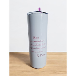 Gobelet Isotherme / tumbler 20 oz (590 ml)  - Pivoines