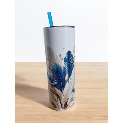 Gobelet Isotherme / tumbler 20 oz (590 ml)  - Plumes