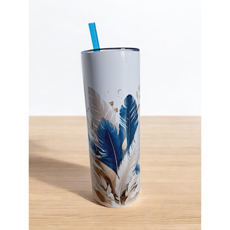 Gobelet Isotherme / tumbler 20 oz (590 ml)  - Plumes