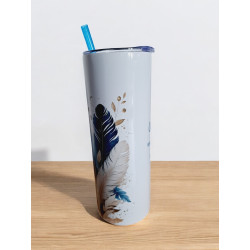 Gobelet Isotherme / tumbler 20 oz (590 ml)  - Plumes