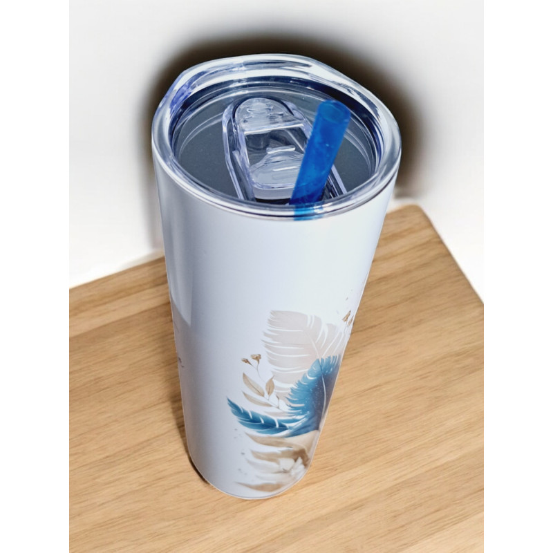Gobelet Isotherme / tumbler 20 oz (590 ml)  - Plumes