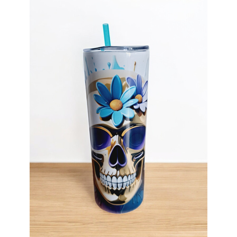 Gobelet Isotherme / tumbler 20 oz (590 ml)  - Tête de mort