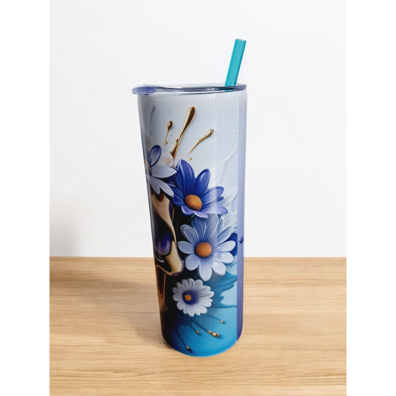 Gobelet Isotherme / tumbler 20 oz (590 ml)  - Tête de mort