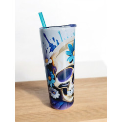 Gobelet Isotherme / tumbler 20 oz (590 ml)  - Tête de mort