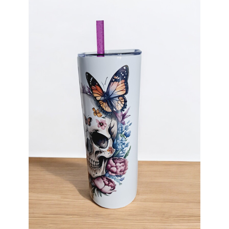 Gobelet Isotherme / tumbler 20 oz (590 ml)  - Tête de mort