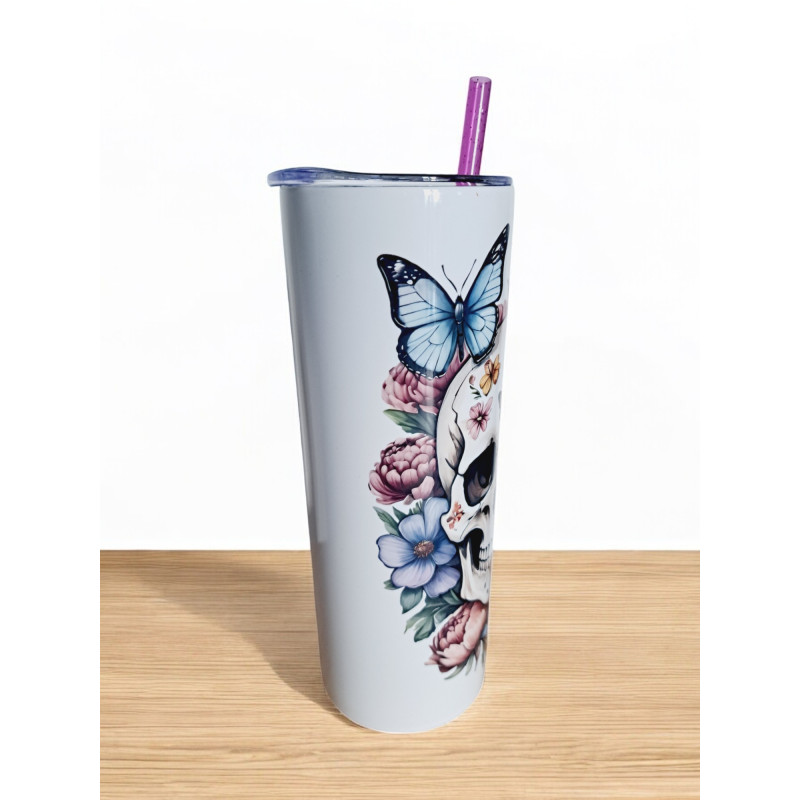 Gobelet Isotherme / tumbler 20 oz (590 ml)  - Tête de mort