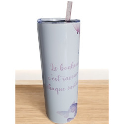 Gobelet Isotherme / tumbler 20 oz (590 ml)  - Papillons