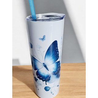 Gobelet Isotherme / tumbler 20 oz (590 ml)  - Papillons